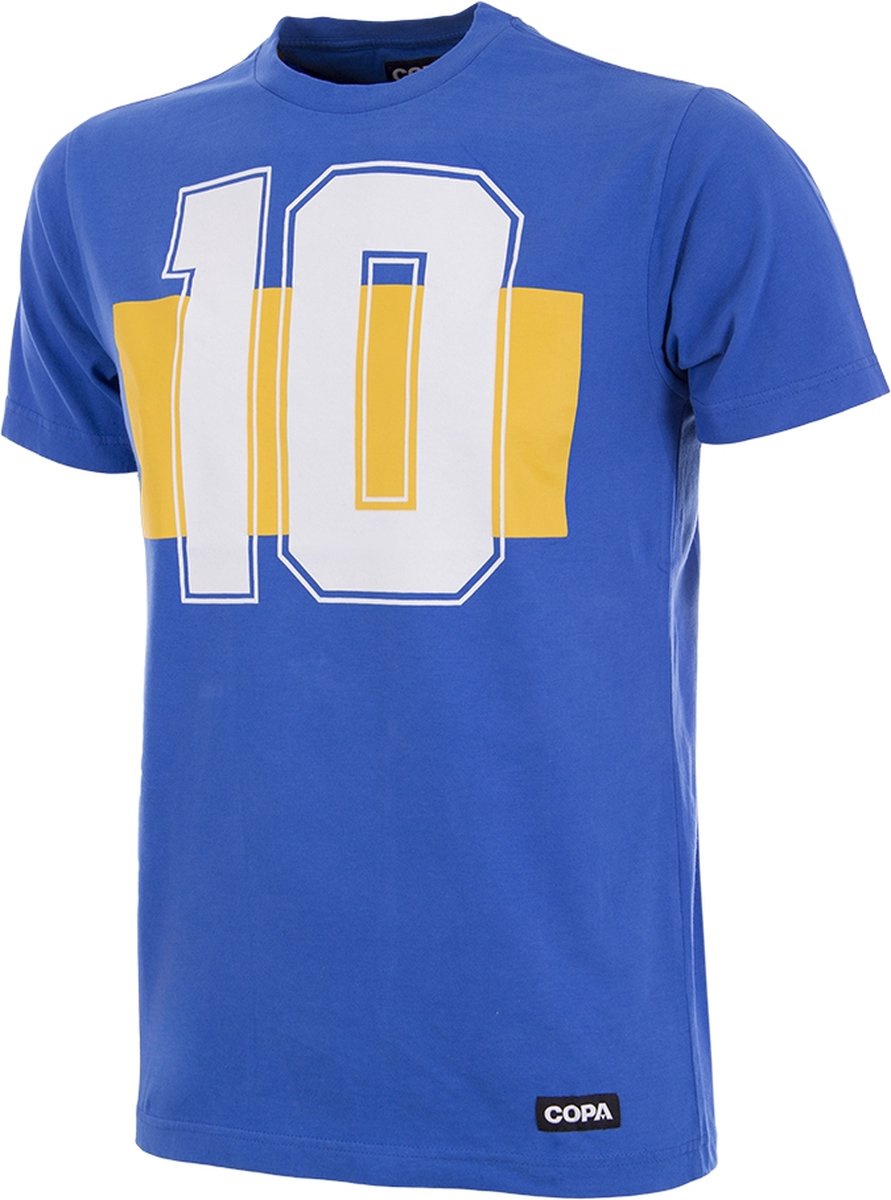 891x1200 COPA - Boca Nummer 10 T-Shirt - Heren - Blauw - S - Afbeelding 1