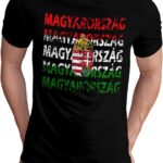 Heren T-shirt Hongarije Voetbal WK Sportshirt