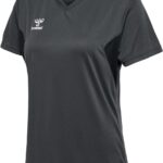 Hummel Damen T-Shirt Hmlauthentic Pl Jersey S/S Woman Asphalt-XXL