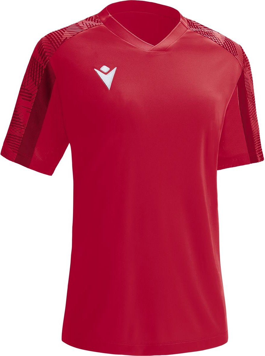 893x1200-11 Macron Bellatrix Shirt Korte Mouw Dames - Rood / Donkerrood | Maat: L - Afbeelding 1