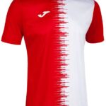 Joma City Ii T-shirt Met Korte Mouwen Rood,Wit M Man