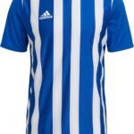 Adidas Striped 21 Shirt Korte Mouw Kinderen - Royal / Wit | Maat: 128