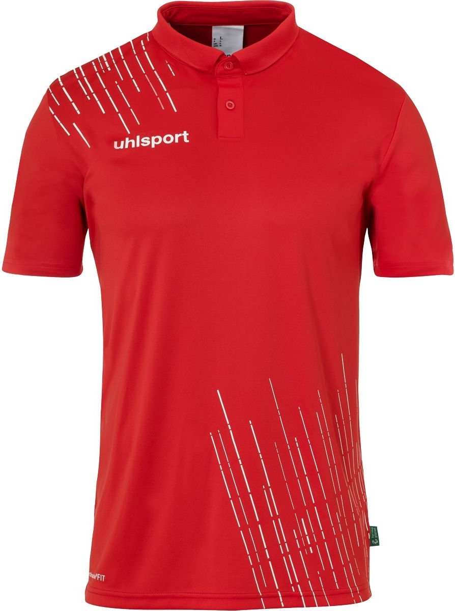894x1200-35 Uhlsport Score 26 Polo Kinderen - Rood / Wit | Maat: 152 - Afbeelding 1