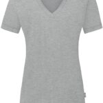 Jako Organic T-Shirt Dames - Lichtgrijs Gemeleerd | Maat: 46