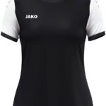 Jako Dynamic Shirt Korte Mouw Dames - Zwart / Wit / Antraciet | Maat: L