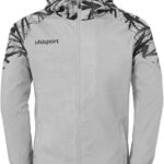 Uhlsport Goal 25 Sweater Met Kap Heren - Donkergrijs Gemeleerd / Zwart | Maat: 3XL