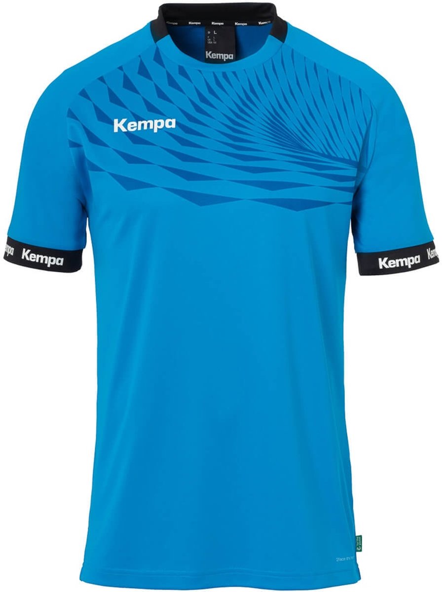 896x1200-35 Kempa Sportshirt Wave 26 Shirt 2003654 Kempablau/Royal-3XL - Afbeelding 1