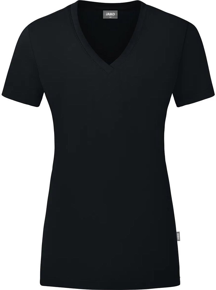 896x1200-46 Jako Organic T-Shirt Dames - Zwart | Maat: 42 - Afbeelding 1
