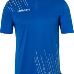 Uhlsport Score 26 Polo Heren - Royal / Wit | Maat: L