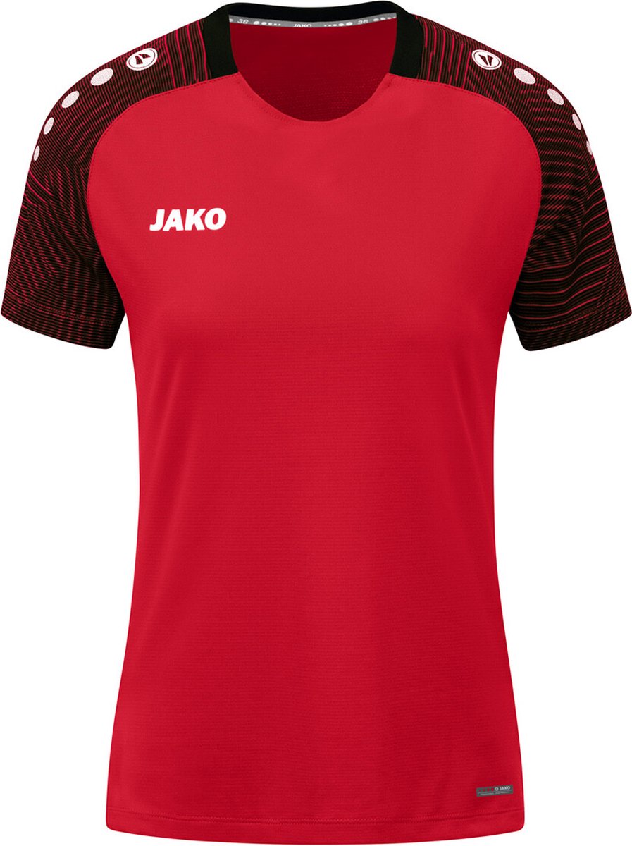 897x1200-51 Jako - T-shirt Performance - Rode Voetbalshirt Dames-36 - Afbeelding 1