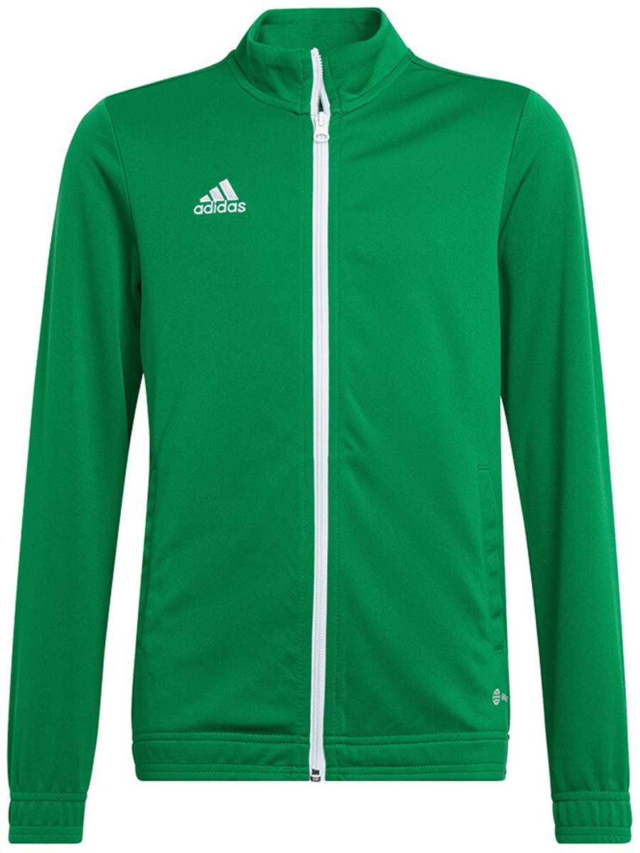 900x1200-14 adidas - Entrada 22 Track Jacket Youth - Groene Jas Kids-128 - Afbeelding 1