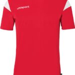Uhlsport Squad 27 Shirt Korte Mouw Heren - Rood / Wit | Maat: S