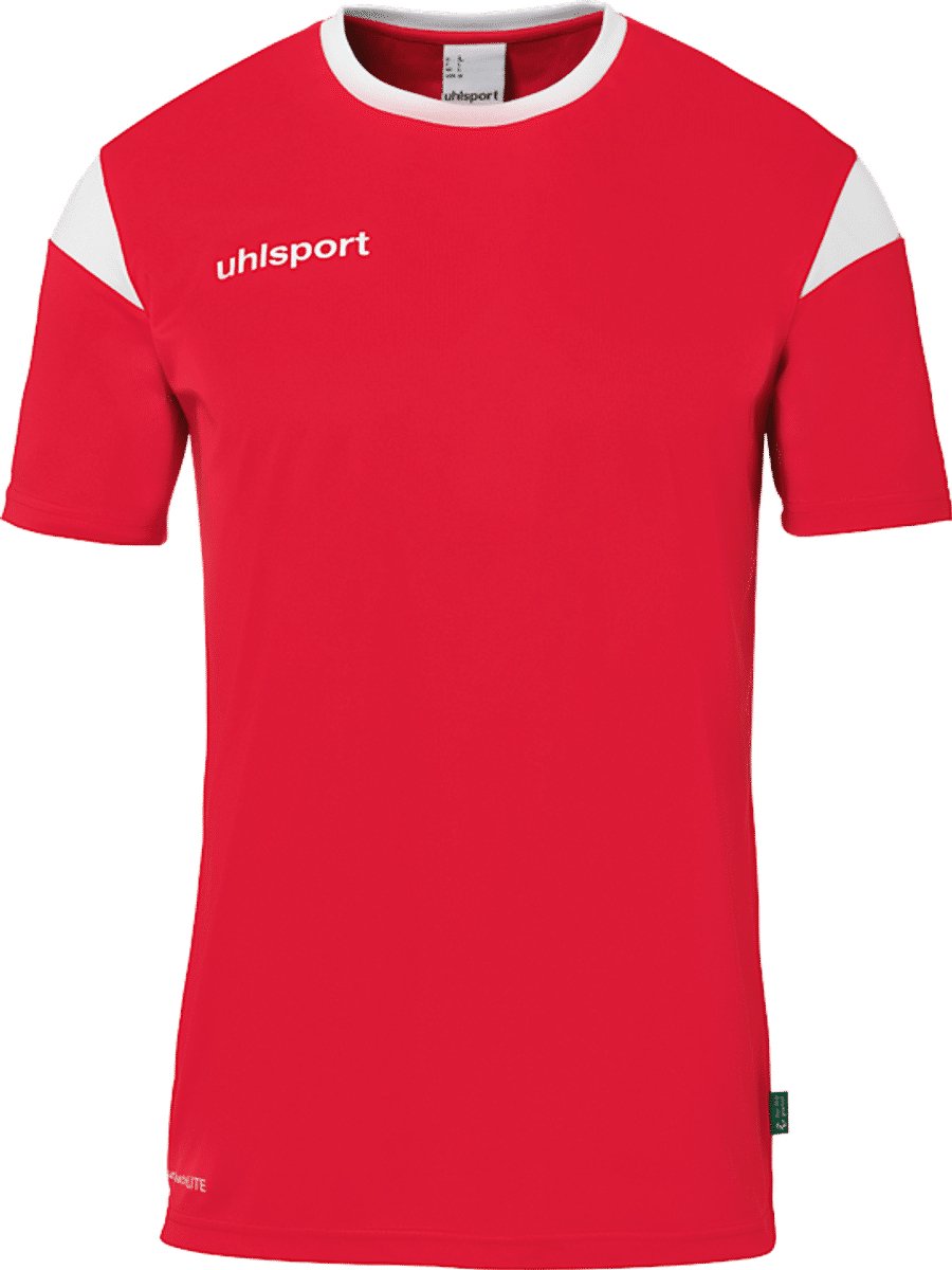 900x1200-43 Uhlsport Squad 27 Shirt Korte Mouw Heren - Rood / Wit | Maat: S - Afbeelding 1