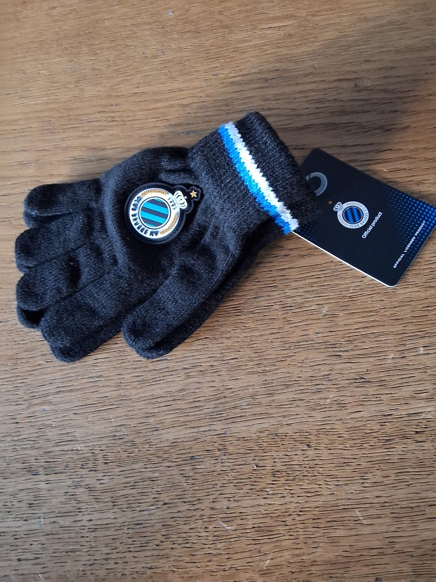 900x1200-51 club brugge kinderhandschoen 5 j tot 12j gebreide - Afbeelding 1