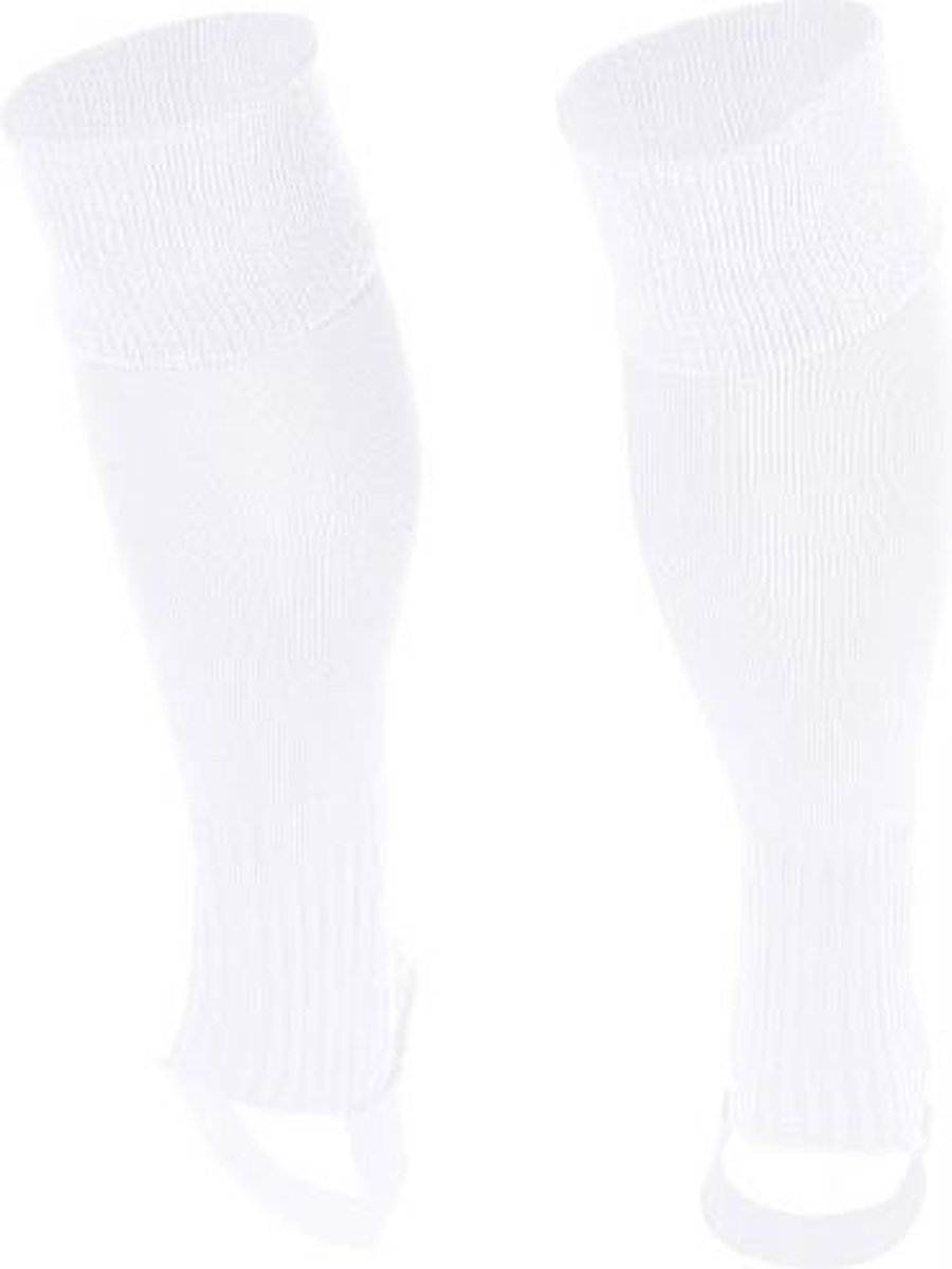 900x1200-82 Stanno Uni Footless Sock - Hockey - Wit - Voetloze sokken - Schoenmaat 29-33 - Afbeelding 1