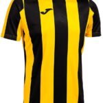 Joma Inter Classic T-shirt Met Korte Mouwen Geel,Zwart 4-5 Years Jongens