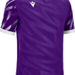 Macron Themis Eco Shirt Korte Mouw Heren - Paars / Wit | Maat: XXL