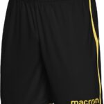 Macron Algol Short Heren - Zwart / Geel | Maat: XL