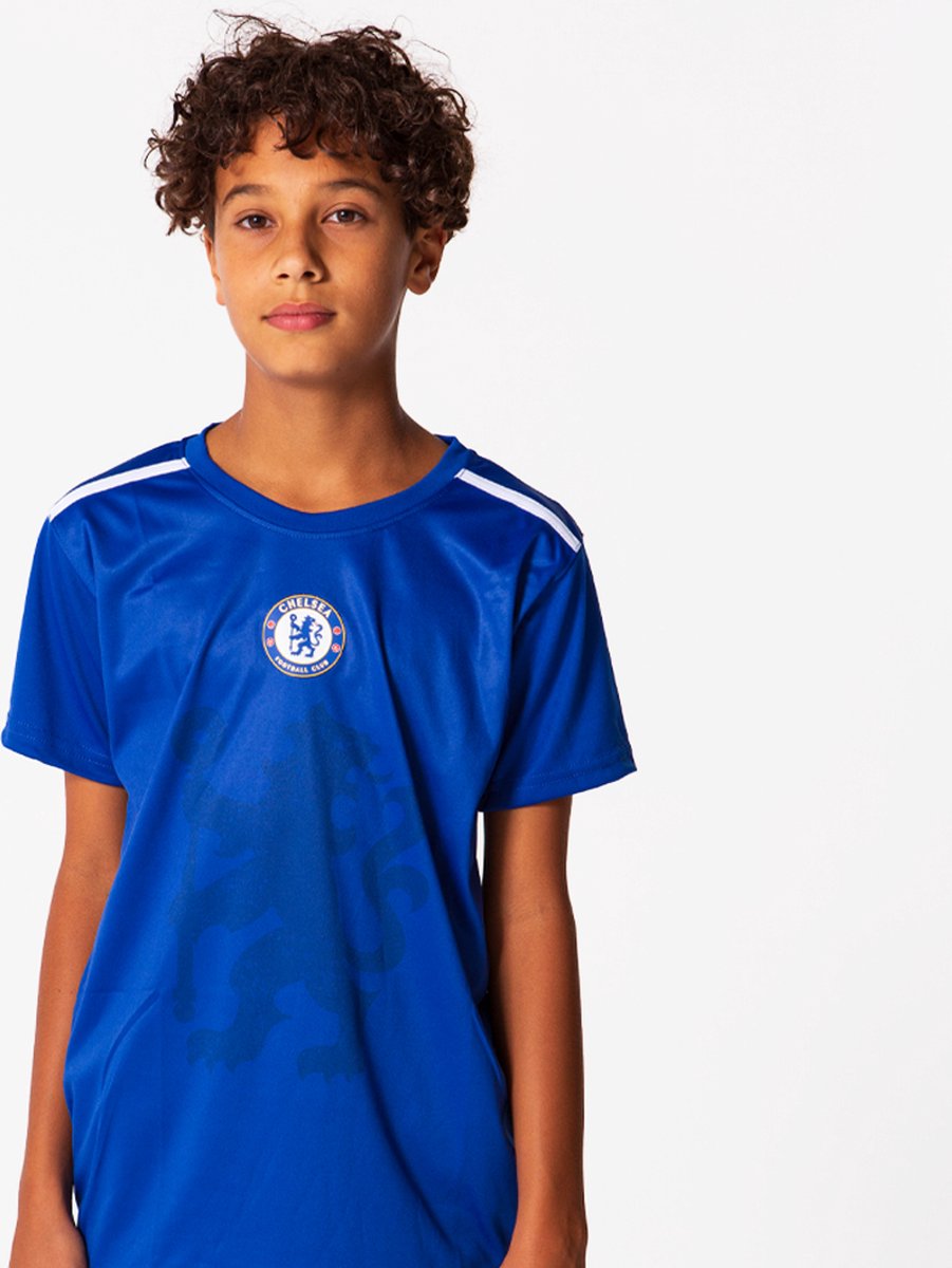 901x1200-9 Chelsea FC voetbalshirt voor kinderen - blauw - maat 116 - kinder shirt - Afbeelding 1