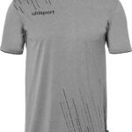 Uhlsport Score 26 Voetbalset Korte Mouw Heren - Donkergrijs Gemeleerd / Zwart | Maat: XL
