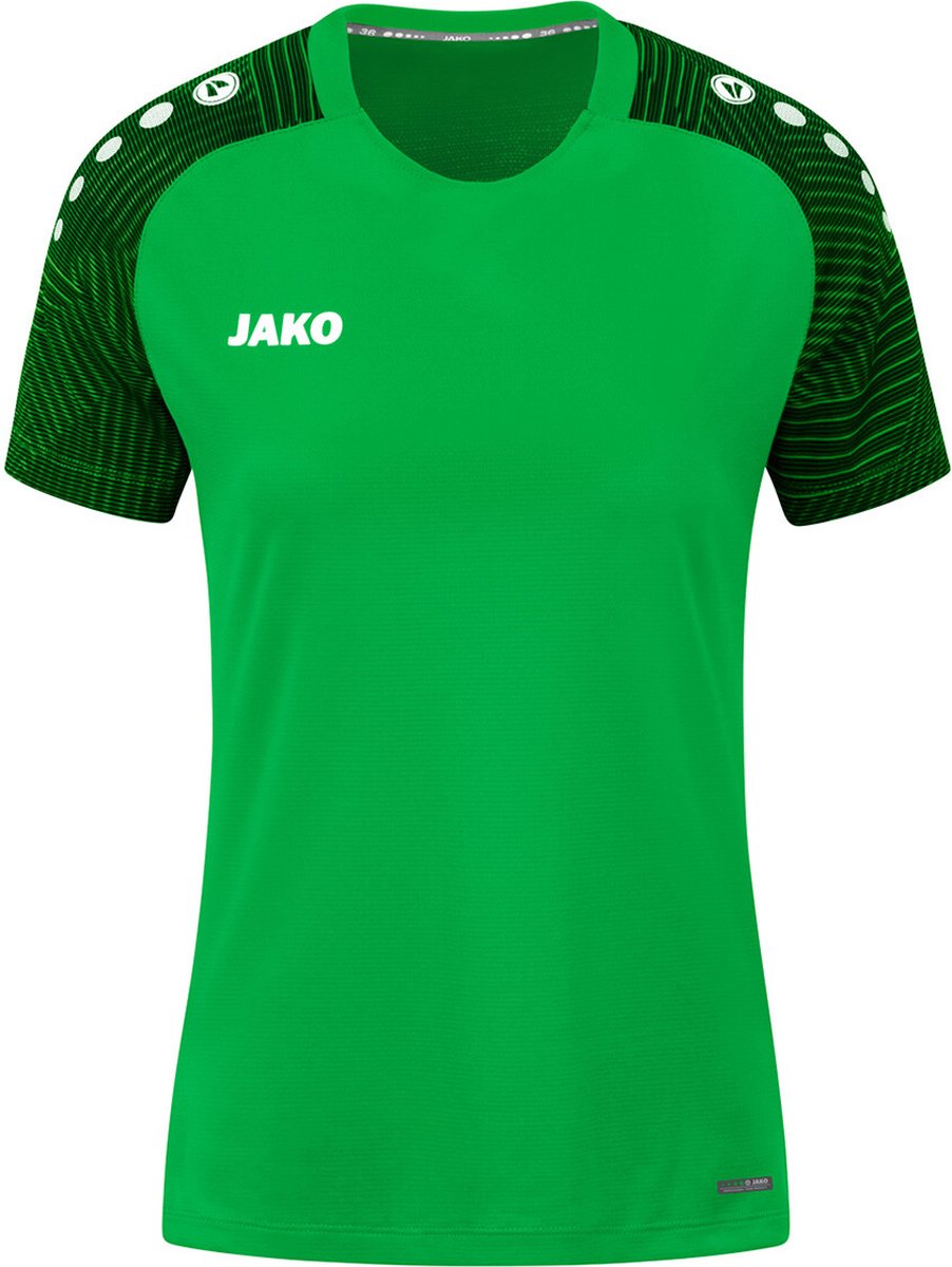 902x1200-21 Jako - T-shirt Performance - Groene Voetbalshirt Dames-36 - Afbeelding 1