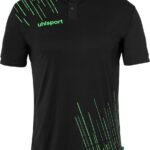 Uhlsport Score 26 Polo Heren - Zwart / Fluo Groen | Maat: M