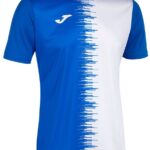 Joma City Ii T-shirt Met Korte Mouwen Wit,Blauw S Man