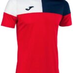 Joma Crew V T-shirt Met Korte Mouwen Rood L Man
