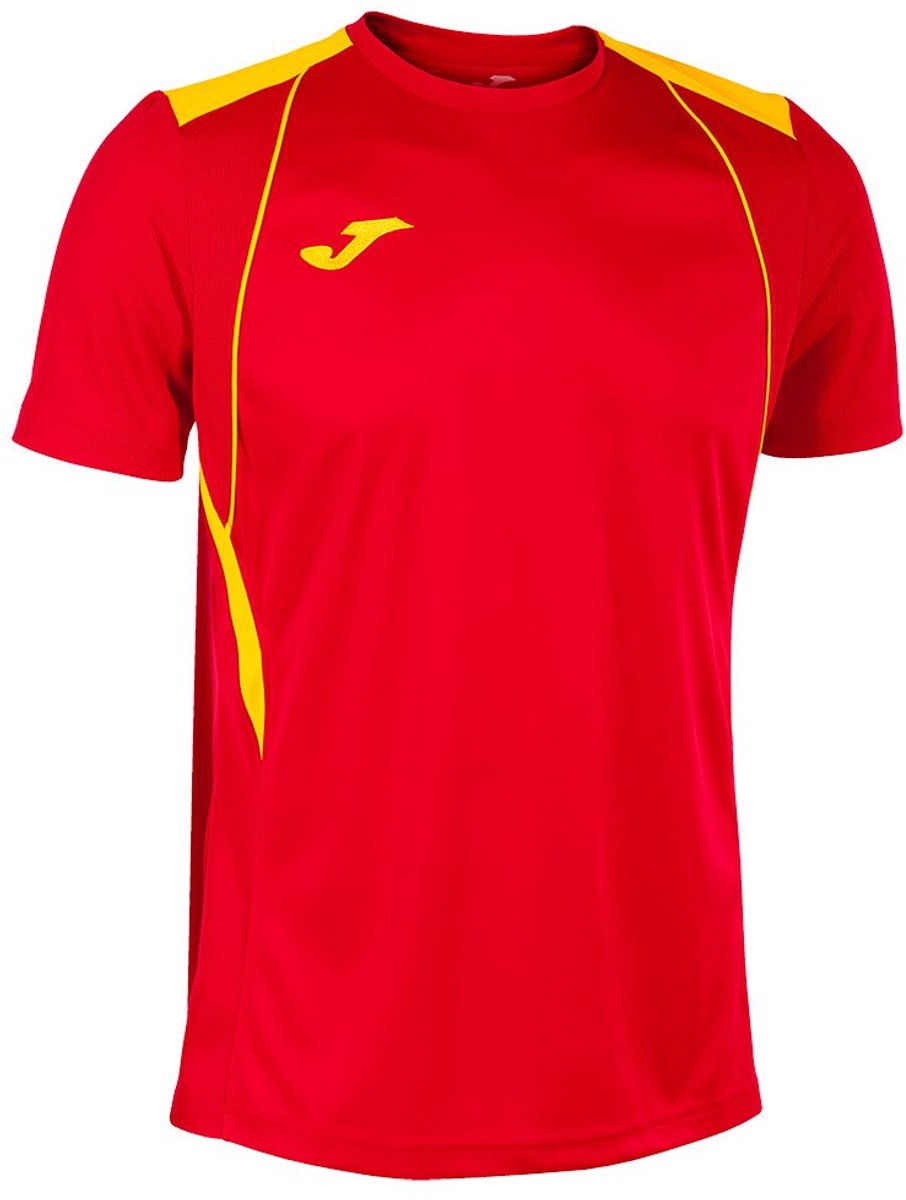 906x1200-28 Joma Championship Vii T-shirt Met Korte Mouwen Rood 7-8 Years Jongens - Afbeelding 1