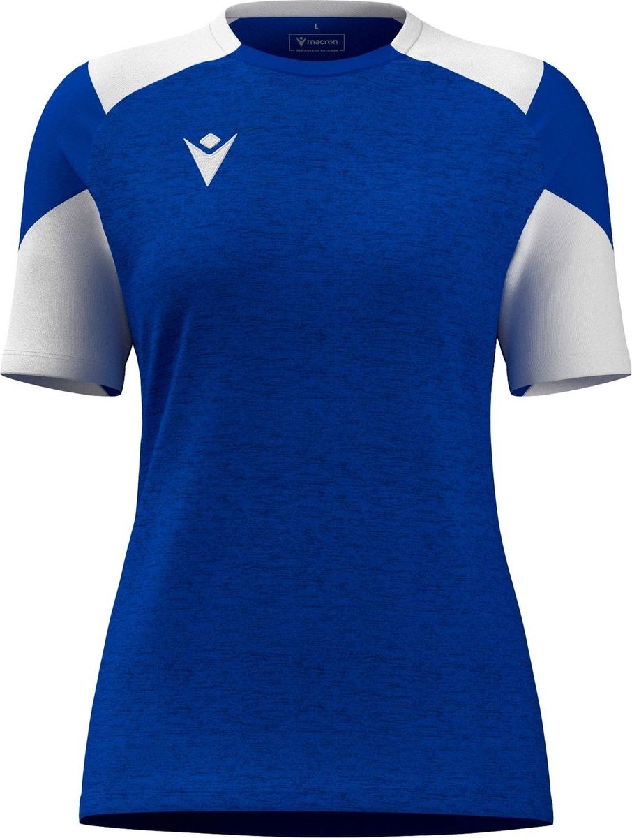 906x1200-32 Macron Glory Sphinx Shirt Korte Mouw Dames - Royal / Wit | Maat: XXL - Afbeelding 1