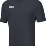 Jako Base Polo Dames - Antraciet | Maat: 36