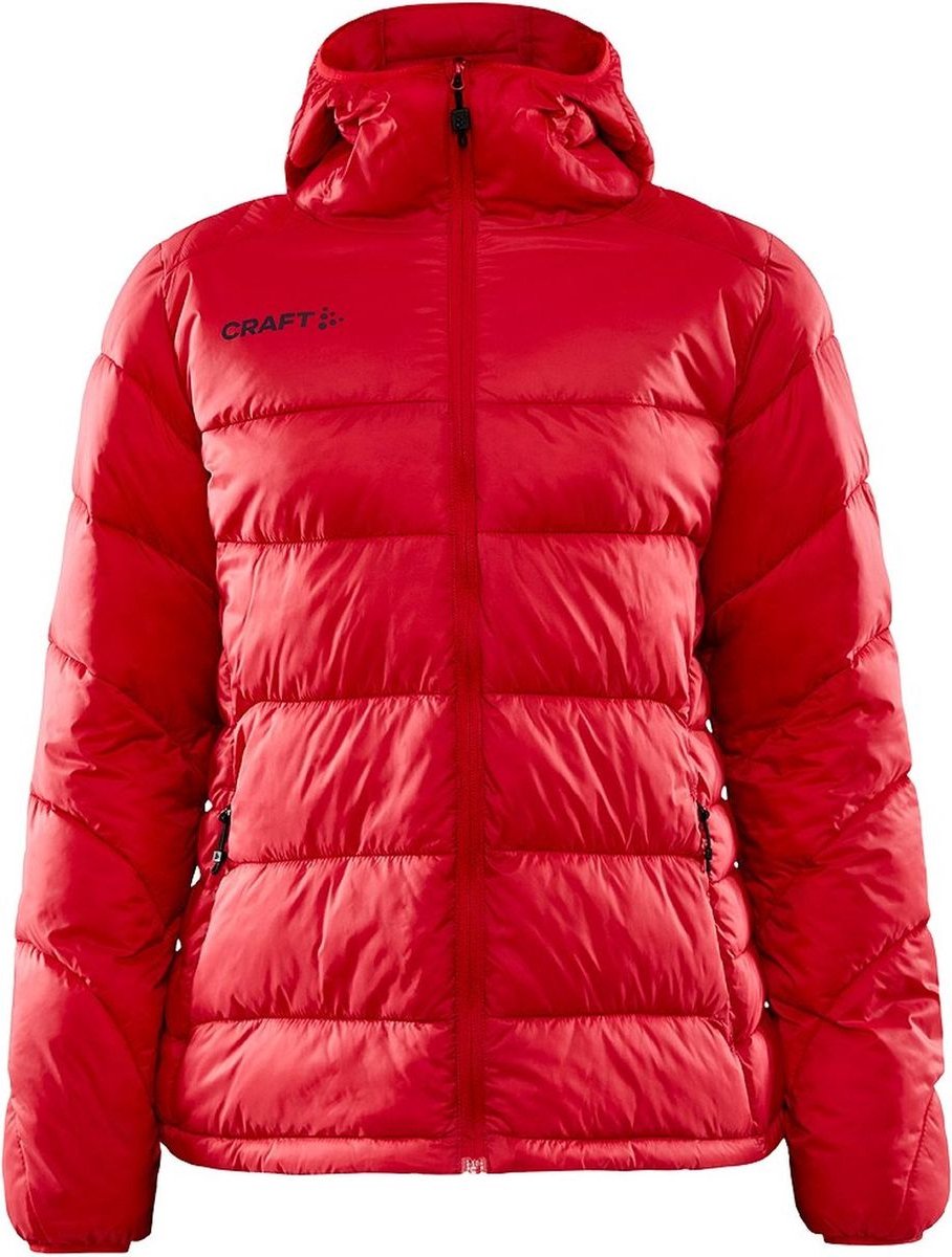908x1200-34 Craft Core Explore Donsjas Met Kap Dames - Rood | Maat: L - Afbeelding 1