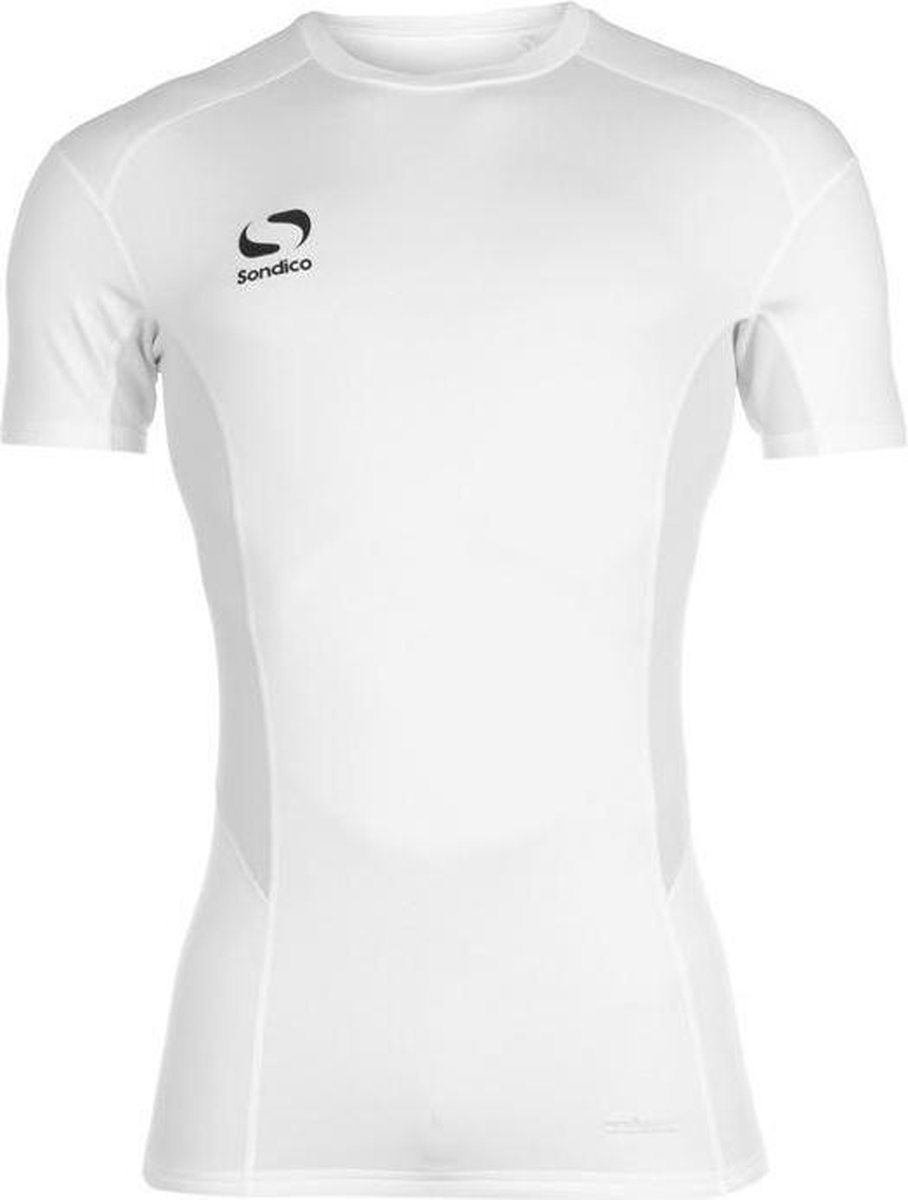 908x1200-49 Sondico ondershirt Korte mouw - Jongens - White - 128 - Afbeelding 1