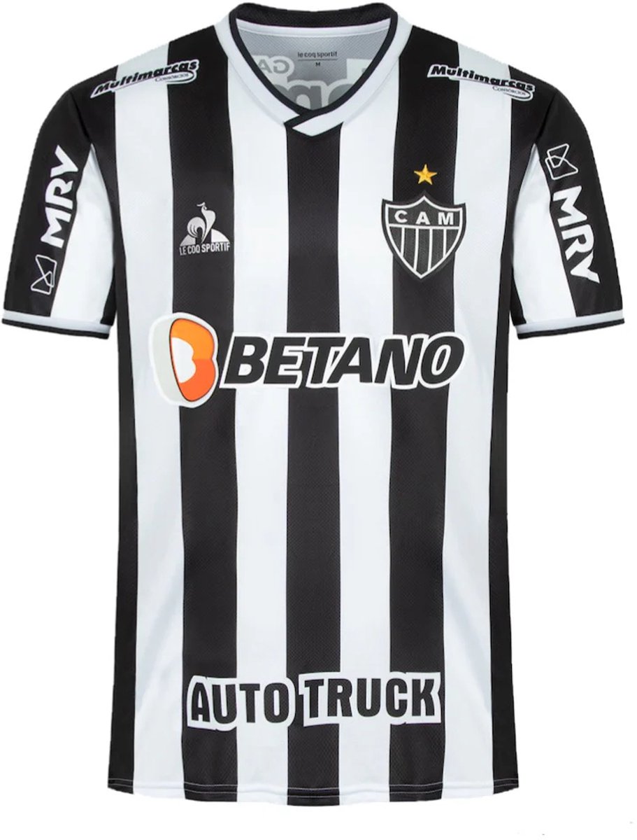 911x1200-34 Atlético Mineiro Thuisshirt 2022 - Brazilië Voetbalshirt - Atlético Mineiro - Maat L - Le Coq Sportif - Globalsoccershop - Afbeelding 1