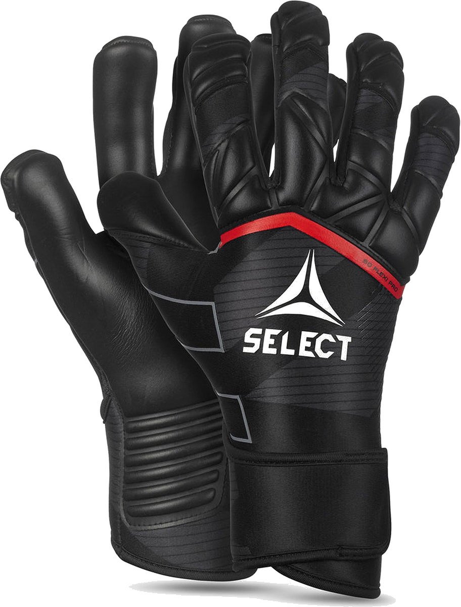 912x1200-27 Select 90 Flexi Pro V24 Keepershandschoenen - Zwart / Rood | Maat: 8,5 - Afbeelding 1