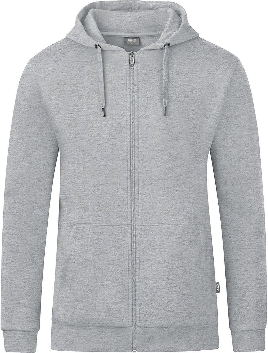 912x1200-67 Jako Organic Jas Met Kap Heren - Lichtgrijs Gemeleerd | Maat: S - Afbeelding 1