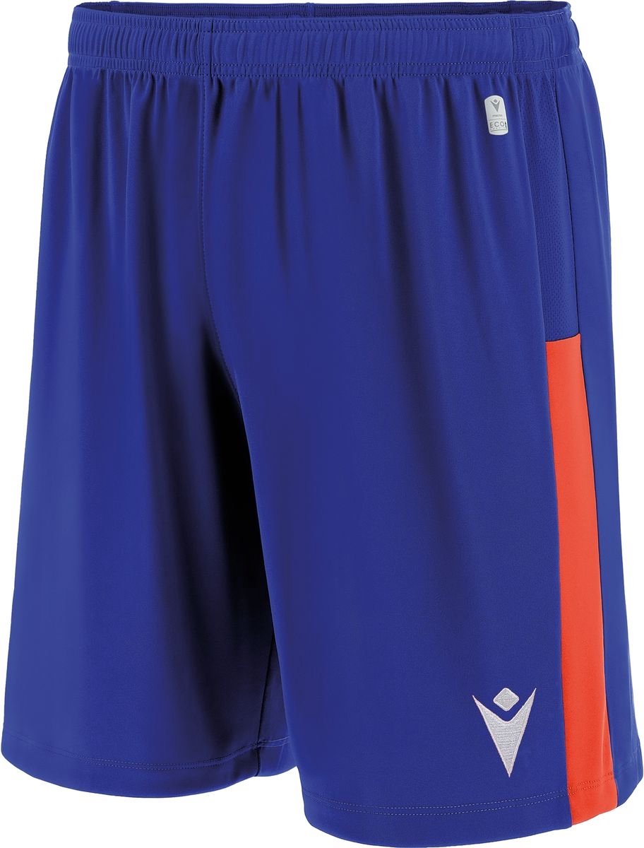 912x1200-80 Macron Skara Short Kinderen - Electric Blue / Oranje | Maat: 128 - Afbeelding 1