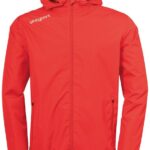 Uhlsport Essential Regenjack Rood-Wit Maat 2XL