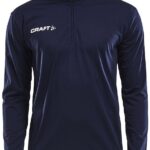 Craft Progress Halfzip Ls Tee M 1905611 - Navy - L