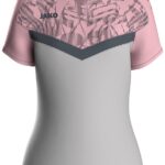 Jako Iconic T-Shirt Dames - Zachtgrijs / Roze / Antra Light | Maat: 44