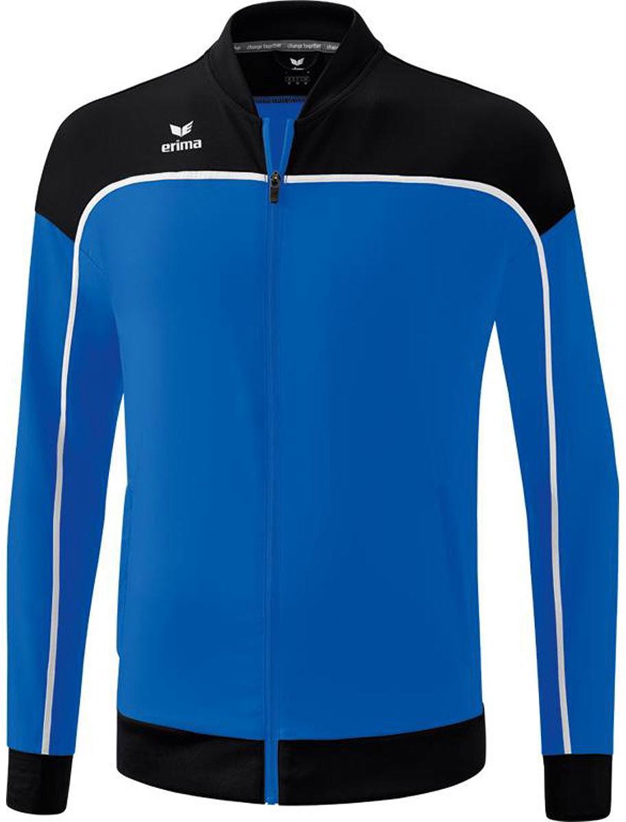 914x1200-1 Erima Change Presentatiejack Heren - New Royal / Zwart / Wit | Maat: XXL - Afbeelding 1