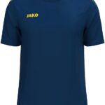 Jako One T-Shirt Heren - Navy / Citroen | Maat: S