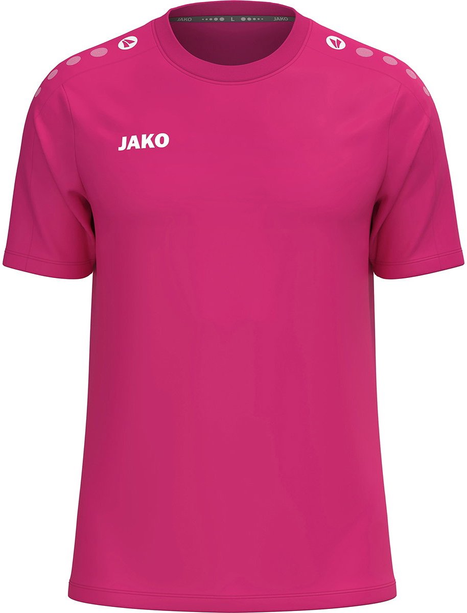 914x1200-146 Jako One T-Shirt Heren - Deep Pink | Maat: 3XL - Afbeelding 1