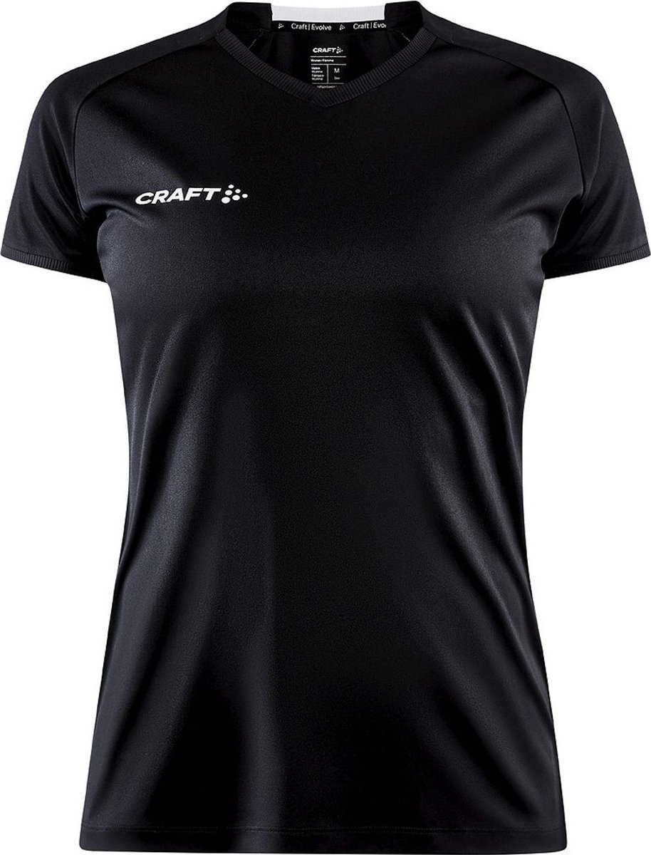 914x1200-162 Craft Progress 2.0 Shirt Korte Mouw Dames - Zwart | Maat: S - Afbeelding 1