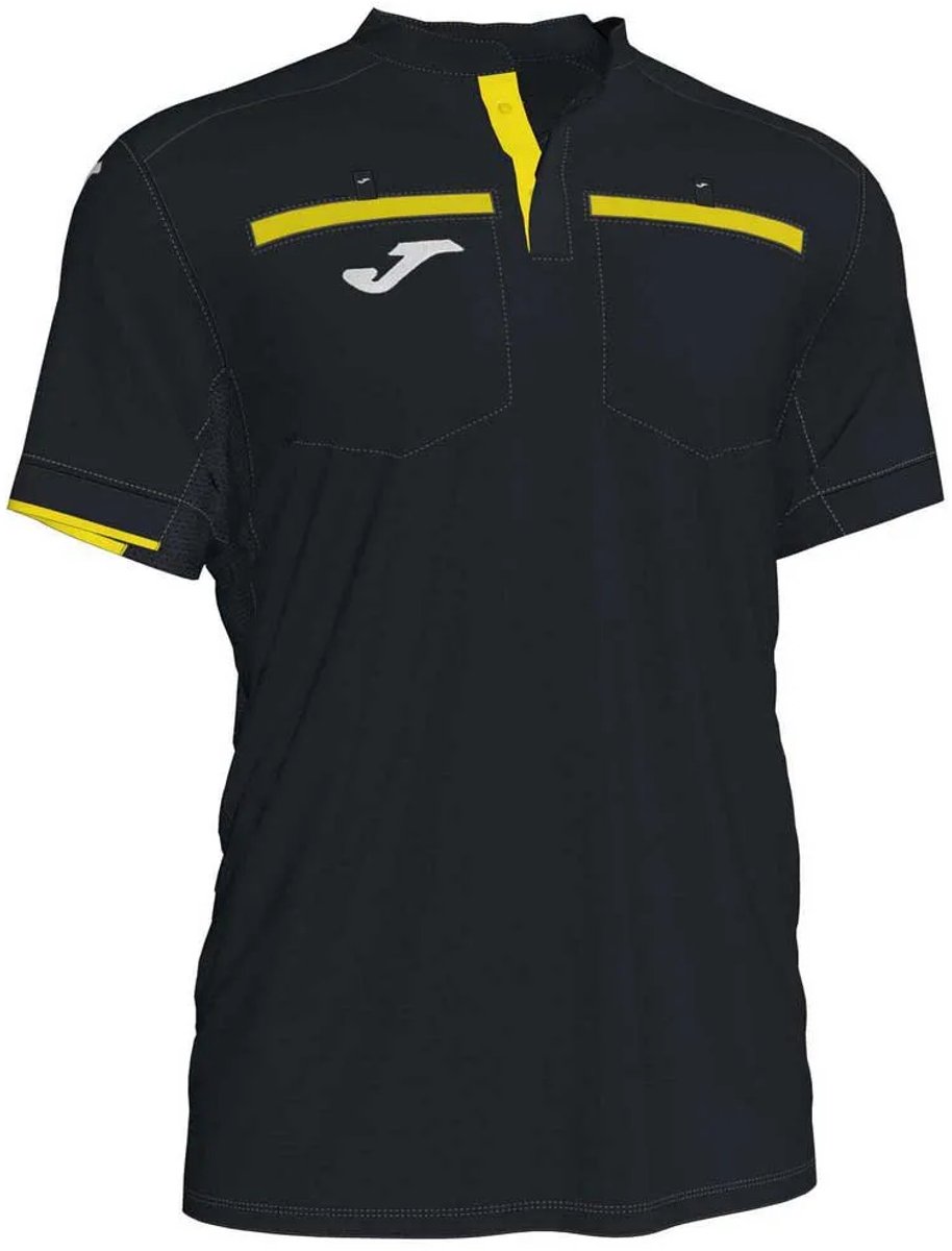 914x1200-193 Joma Referee T-shirt Met Korte Mouwen Zwart L Man - Afbeelding 1
