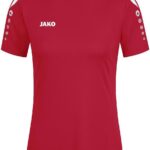 JAKO Shirt Power Korte Mouw Dames Rood Maat 38