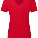 Jako Organic T-Shirt Dames - Rood | Maat: 48
