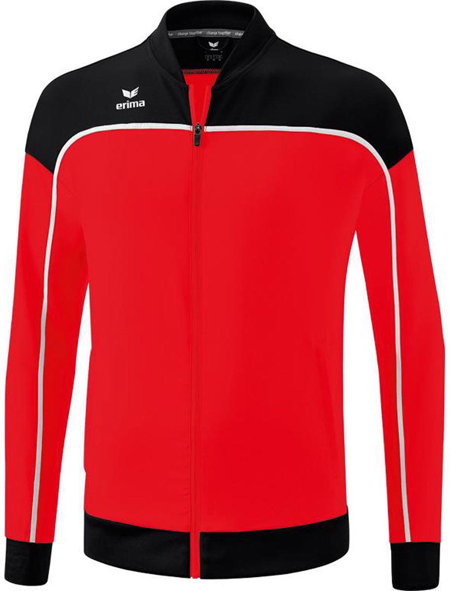 914x1200-264 Erima Change Presentatiejack Kinderen - Rood / Zwart / Wit | Maat: 152 - Afbeelding 1