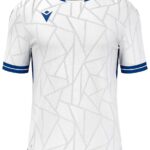 Macron Cerberus Shirt Korte Mouw Heren - Wit / Royal | Maat: M