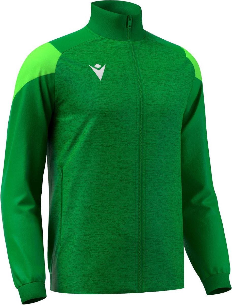 914x1200-52 Macron Glory Prometheus Top Full Zip Heren - Groen / Fluo Groen | Maat: XL - Afbeelding 1